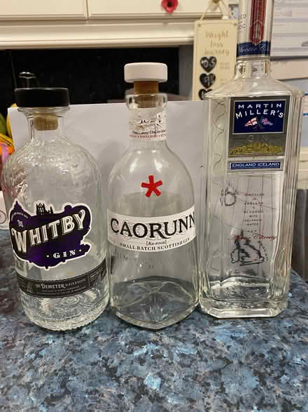 Photo of free Empty gin bottles (AB14) #4