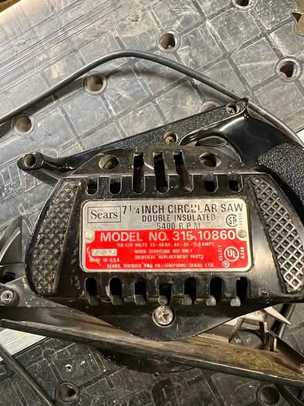 Photo of free Sears/Craftsman 7 1/4" circular saw (Ballard - Loyal Heights) #1