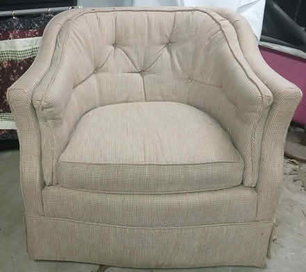 Photo of free Upholstered chair (Pleasant St, Greenville, NH) #1