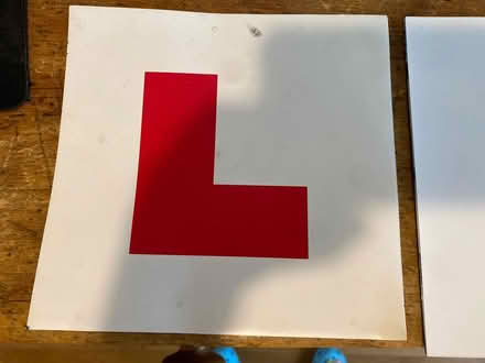 Photo of free L and P plates (New Malden) #1