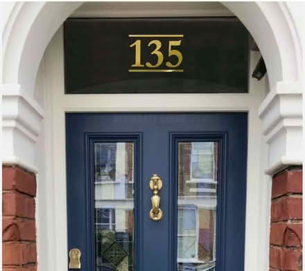 Photo of free Adhesive door numbers for a fanlight (see first photo) (Epping CM16) #1