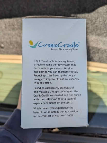 Photo of free Craniocradle for pain and headaches (Main St - Pleasant Ln Lombard) #2