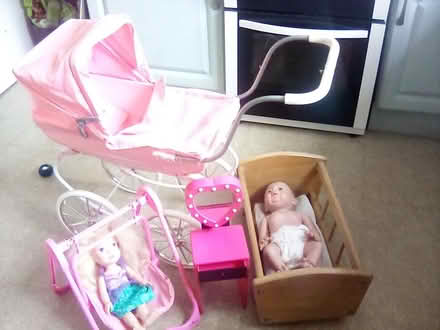 Photo of free Girls reborn doll pram crib ect (S10) #1