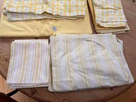 Photo of free 2 x single duvet cover sets yellow (North Kingston KT2) #3