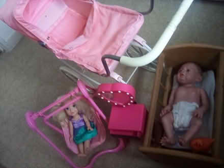 Photo of free Girls reborn doll pram crib ect (S10) #2