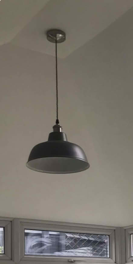 Photo of free Habitat Grey Metal Lampshade (Wirksworth DE4) #1