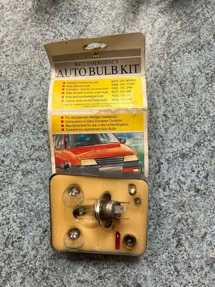 Photo of free AA R472 emergency auto bulb kit (Droitwich) #1