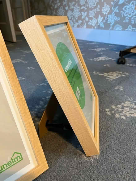 Photo of free Large wooden picture frames x2 (CB2) #2