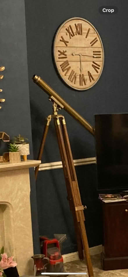 Photo of free Antique style brass telescope tripod legs (Copley Hill WF17) #2