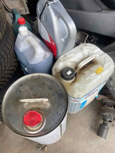 Photo of free Used engine oil (LE10) #1