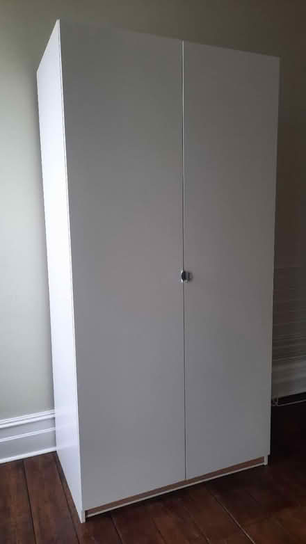 Photo of free Three white IKEA pax wardrobes (NW10 4PH) #4