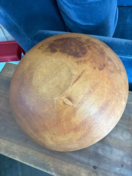 Photo of free Giant 17” wide Hand carved bowl (240 W 73rd St) #2