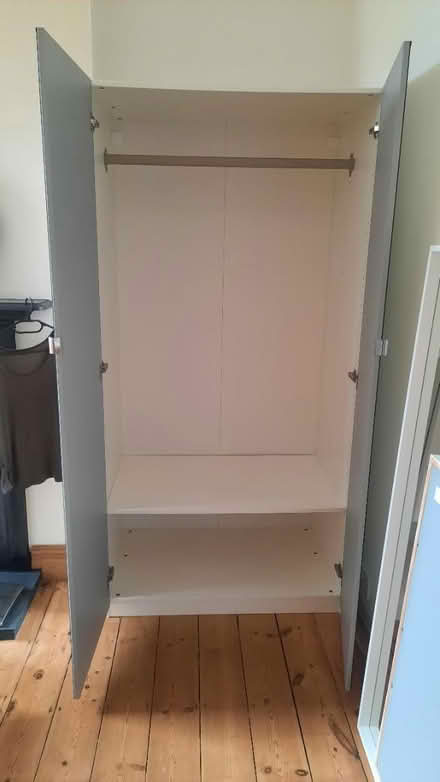 Photo of free Three white IKEA pax wardrobes (NW10 4PH) #2