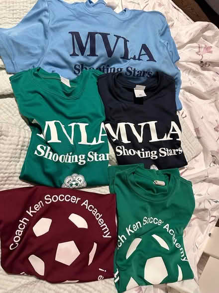 Photo of free Boys XS size soccer jerseys (Mountain View) #1