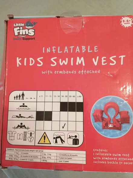 Photo of free Inflatable Kids Swim Vest for Child (HA5 2NN) #2