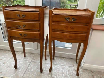 Photo of free Two Queen Anne Style small tables (King's College Playing Fields HA4) #1