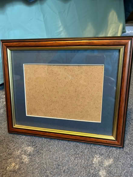 Photo of free Dark wood picture frame (CB2) #1
