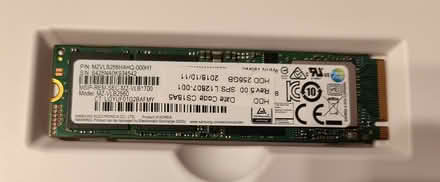 Photo of free Samsung 256GB NVME SSD M.2 PCIe 3.0 (Carlsbad) #2