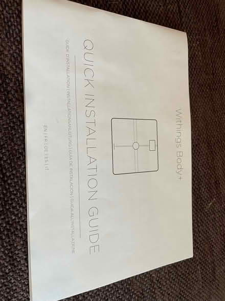 Photo of free Withings Body+ Digital Smart Scale (Tenleytown) #2