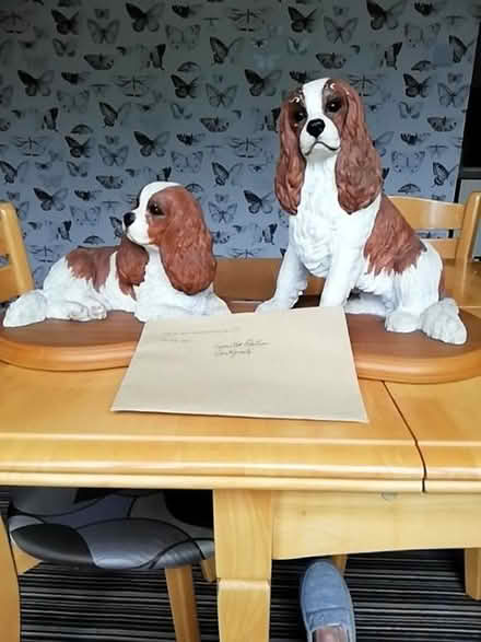 Photo of free Large Cavalier King Charles spaniel ornament (Harrogate HG2) #1