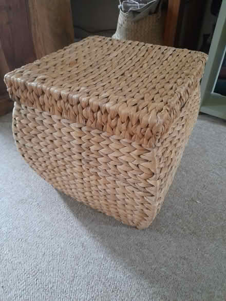 Photo of free Wicker storage stool (Larkhall, Bath BA1) #1