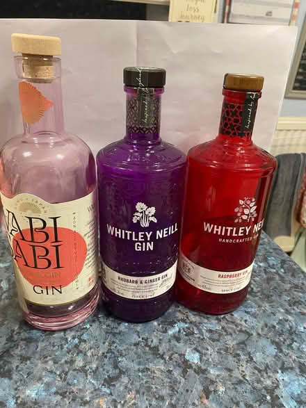 Photo of free Empty gin bottles (AB14) #2