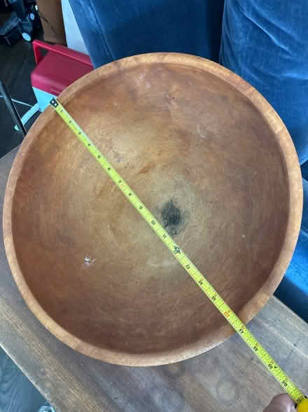 Photo of free Giant 17” wide Hand carved bowl (240 W 73rd St) #4