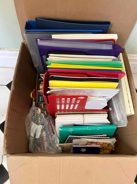 Photo of free Box of stationery (Woolton L25) #2