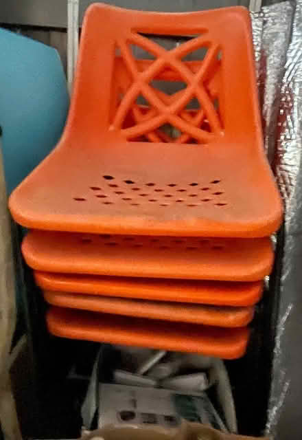 Photo of free 5 1980s kitchen/ garden chairs (Lower Weston) #3