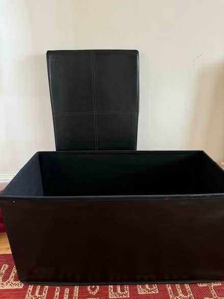 Photo of free Leather look storage box (Solihull Bentley Heath) #1