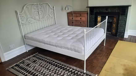 Photo of free King size white bed & mattress (NW10 4PH) #2