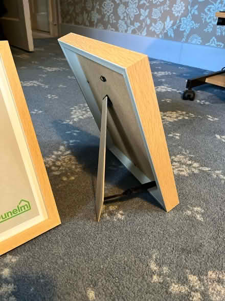 Photo of free Large wooden picture frames x2 (CB2) #3