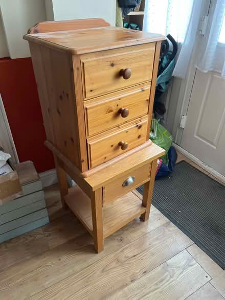 Photo of free Drawers and small table (Merton OX25) #1