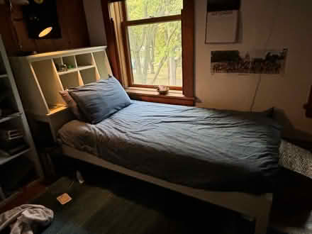Photo of free Pottery Barn Twin Storage Bed (Kenwood/49th & Dorchester) #3