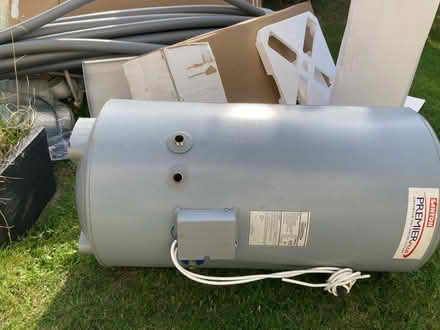 Photo of free Mains pressure hot water cylinder (Wells, Somerset. BA5) #1