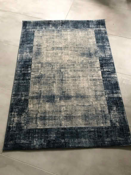 Photo of free Navy and Grey Rug (Esher KT10) #1