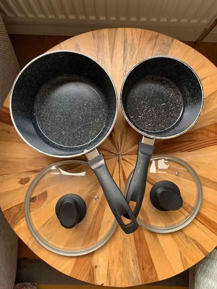 Photo of free 2 x Saucepans with lids (Eastlands CV22) #1