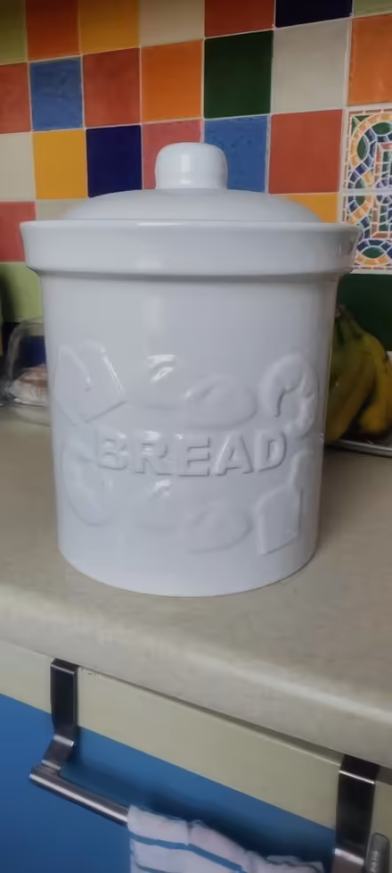 Photo of free Ceramic Bread container (NW6 6AH) #1