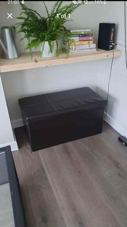 Photo of free Storage trunk - leather look (Wellingborough NN8) #1