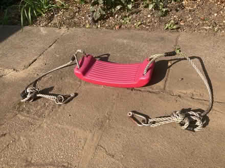 Photo of free Child's Swing (Red) (Thorpe St Andrew NR7) #1