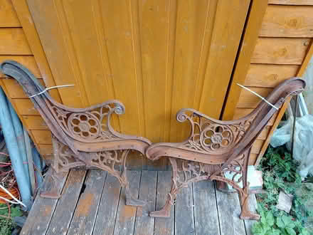Photo of free Cast iron bench sides (Didsbury M20) #1