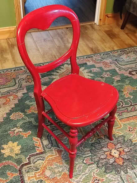 Photo of free Red dining chair (Tansley DE4) #4