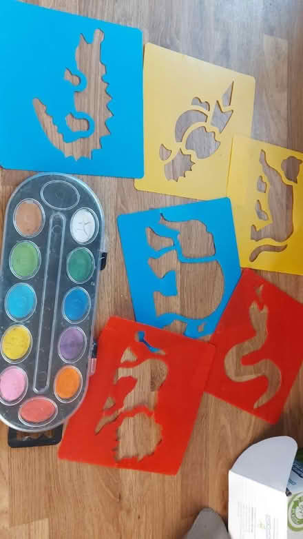 Photo of free Kids paint and stencils (Eastergate PO20) #1