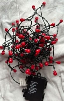 Photo of free Berry lights Outdoor Two Strings 100 Red 100 White (Penrith CA11) #1