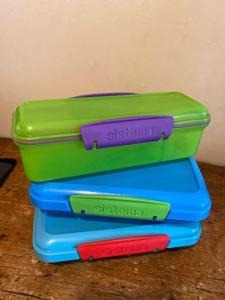 Photo of free Sistema snack boxes (New Malden) #1