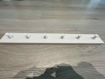 Photo of free IKEA wall rack with 6 hooks (E1) #1
