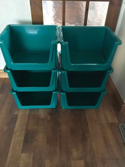 Photo of free Storage boxes, stackable open front (LE2 Aylestone Leicester) #1
