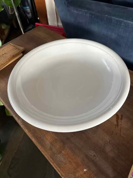 Photo of free 14” round white shallow Dansk (240 W 73rd St) #2