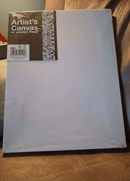 Photo of free Blank Artist's Canvas on Wooden Frame (Walderslade ME5) #1