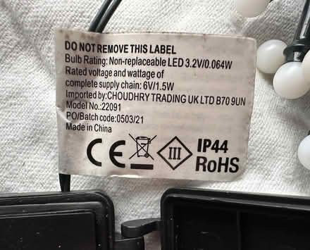 Photo of free Berry lights Outdoor Two Strings 100 Red 100 White (Penrith CA11) #2